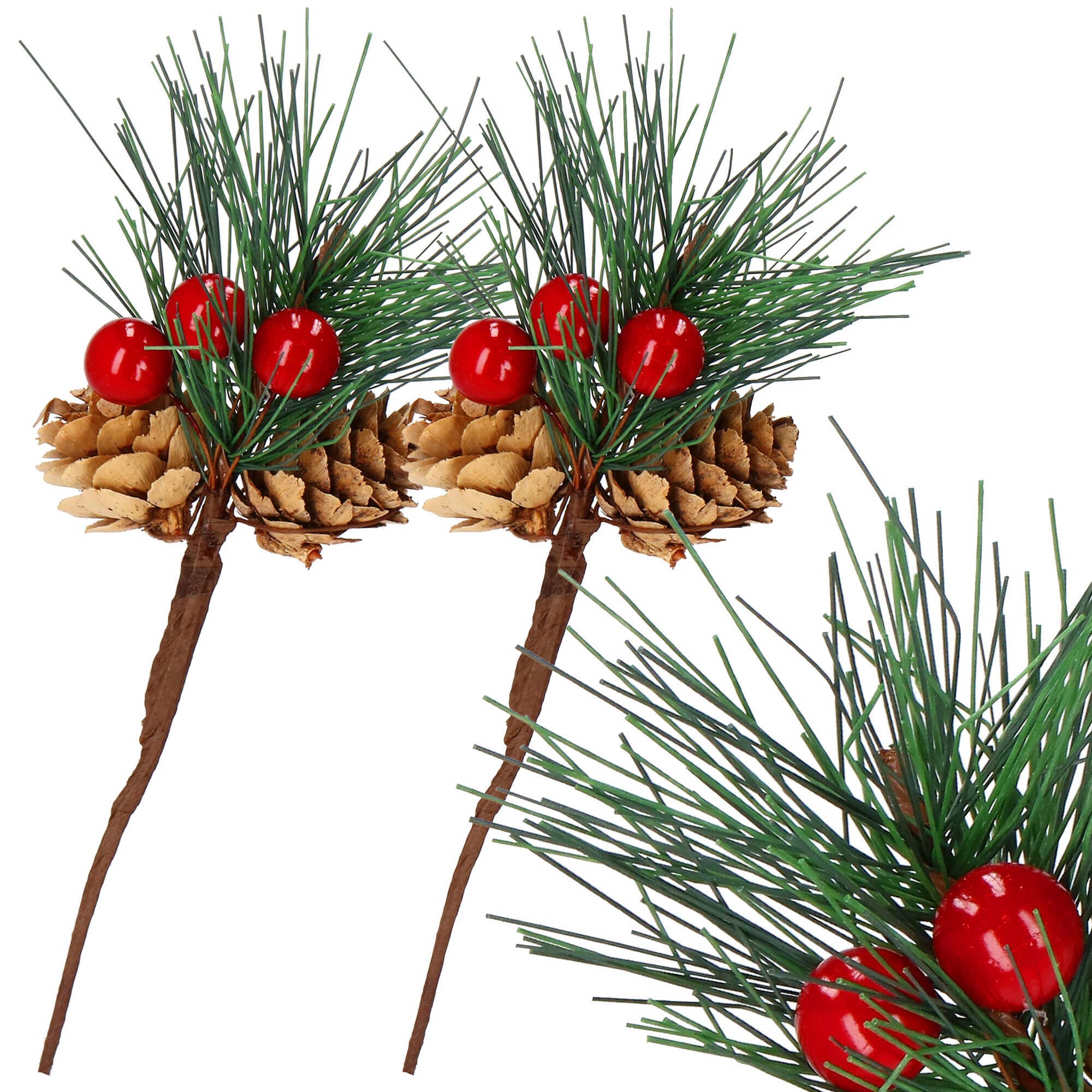 CA0807 KALĖDINIS Puošmenas "POINSETTIA" 16 CM | Pirkti internetu — Megaluks