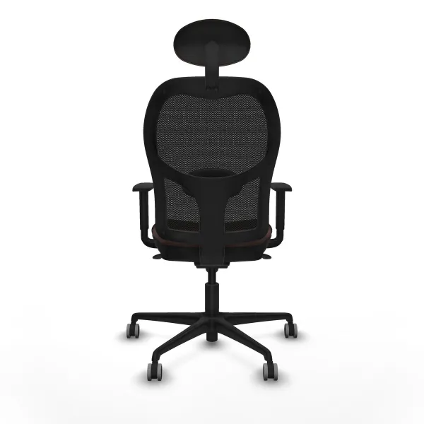 Office Chair Piqueras y Crespo 1D036G1 Black Dark brown