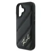 Karl Lagerfeld Quilted Signature - Case for iPhone 16 Plus (black)