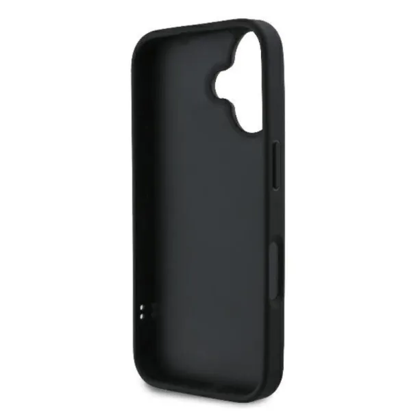Karl Lagerfeld Quilted Signature - Case for iPhone 16 Plus (black)
