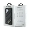 Karl Lagerfeld Quilted Signature - Case for iPhone 16 Plus (black)