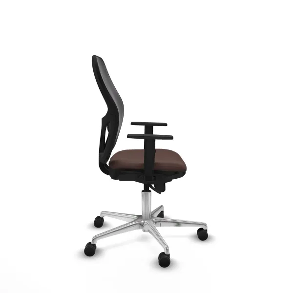 Biroja krēsls Piqueras y Crespo 1D086N0 Melns Tumši brūns