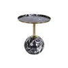 Side table DKD Home Decor 41 x 41 x 47 cm Black Golden Iron