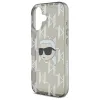 Karl Lagerfeld IML Karl Head Electroplated - Case for iPhone 16 (black)