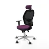 Office Chair with Headrest Jorquera Piqueras y Crespo 1D086G2 Purple