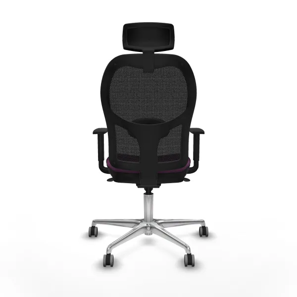 Office Chair with Headrest Jorquera Piqueras y Crespo 1D086G2 Purple