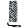 Karl Lagerfeld IML Zebra Pattern & Cord - Case for iPhone 16 (black)