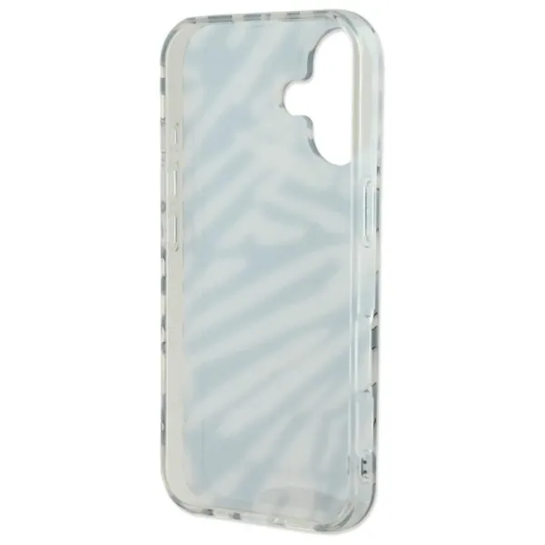 Karl Lagerfeld IML Zebra Pattern & Cord - Case for iPhone 16 (black)