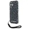 Karl Lagerfeld Zebra With Cord - Case for iPhone 16 (purple)