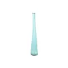 Vase DKD Home Decor 18 x 18 x 120 cm Sky blue Tempered Glass