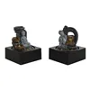 Garden fountain DKD Home Decor Buddha Resin 18 x 18 x 22 cm Oriental (2 Units)