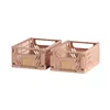 Set of Stackable Organising Boxes Sand 3,3 L