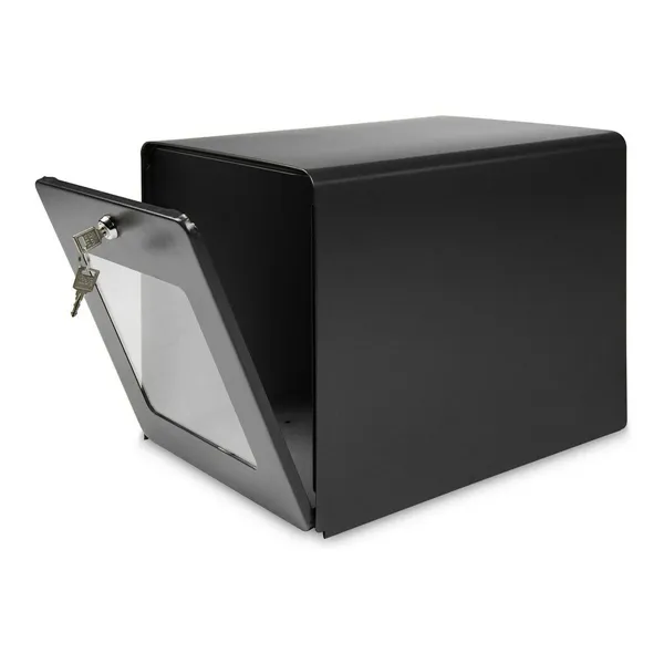 Letterbox Burg-Wachter   Black Stainless steel Crystal Galvanised Steel 28 x 36,5 x 31 cm