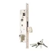 Mortise lock Cisa L4140.20.0  Vertical European Steel Stainless steel