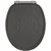 Toilet Seat Gelco Dark grey Black
