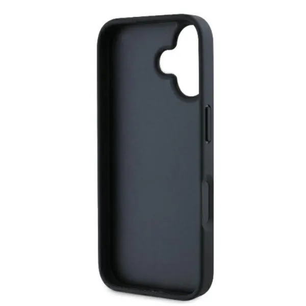 Karl Lagerfeld Monogram Karl & Choupette Head Pin - Case for iPhone 16 (black)