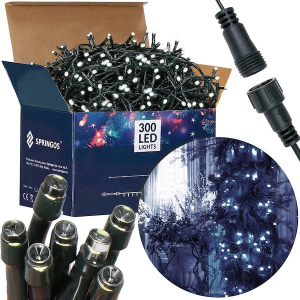 Christmas lights Springos CL0320 300 Led 15m | Buy online — Megaluks