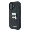 Karl Lagerfeld Monogram Karl Head Pin - Case for iPhone 16 (black)