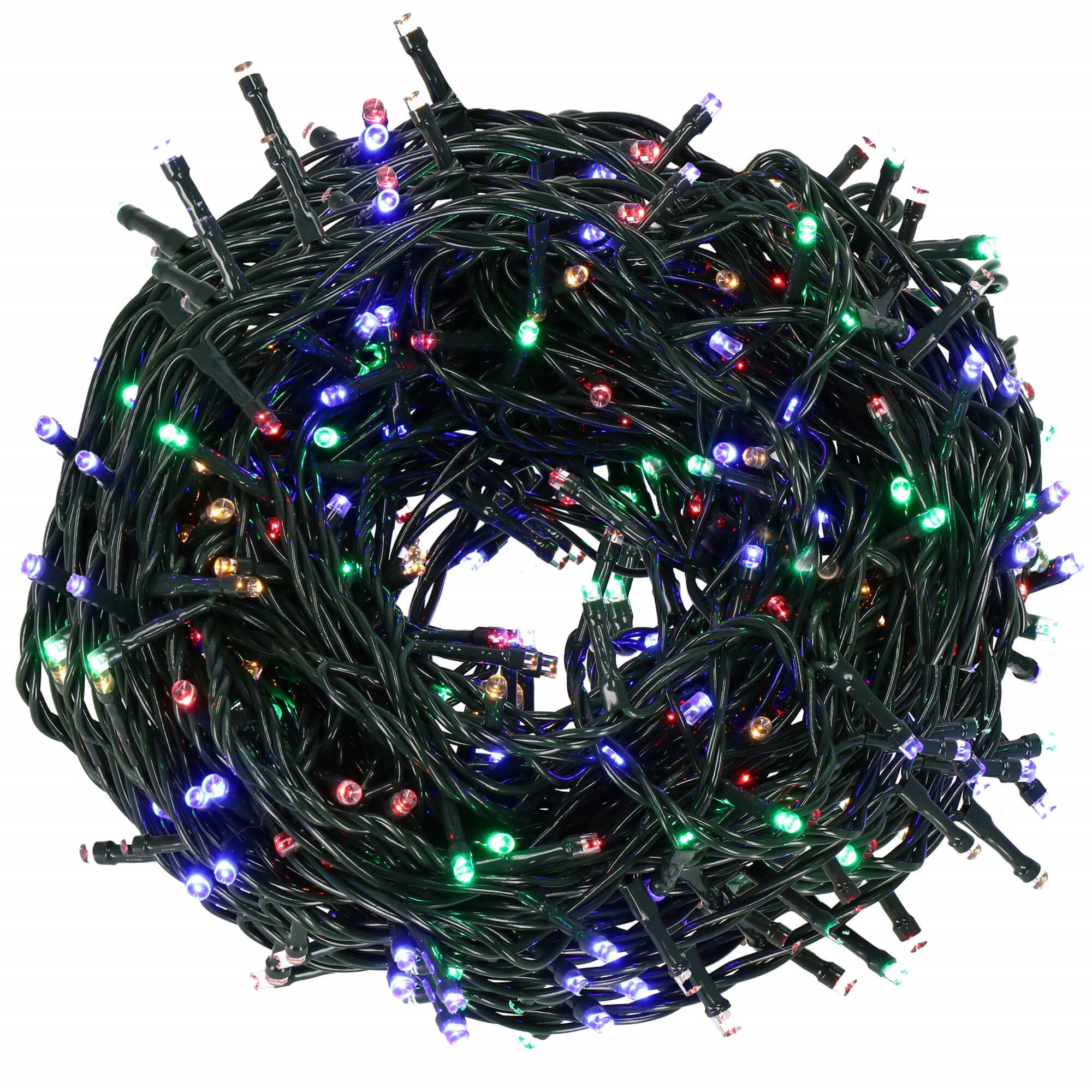 Christmas tree lights 25.5 m multicolor 300 LED Christmas lighting IP44