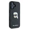 Karl Lagerfeld Monogram Karl Head Pin - Case for iPhone 16 (black)