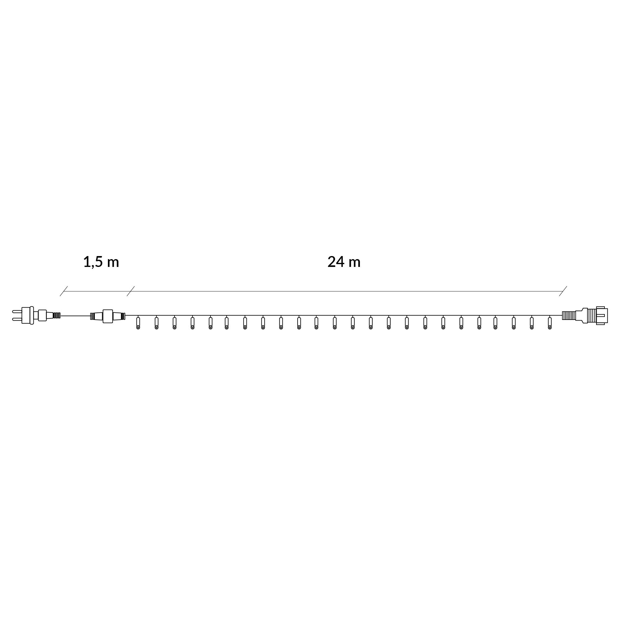 Christmas lights Springos CL0329 300 Led 19m | Buy online — Megaluks