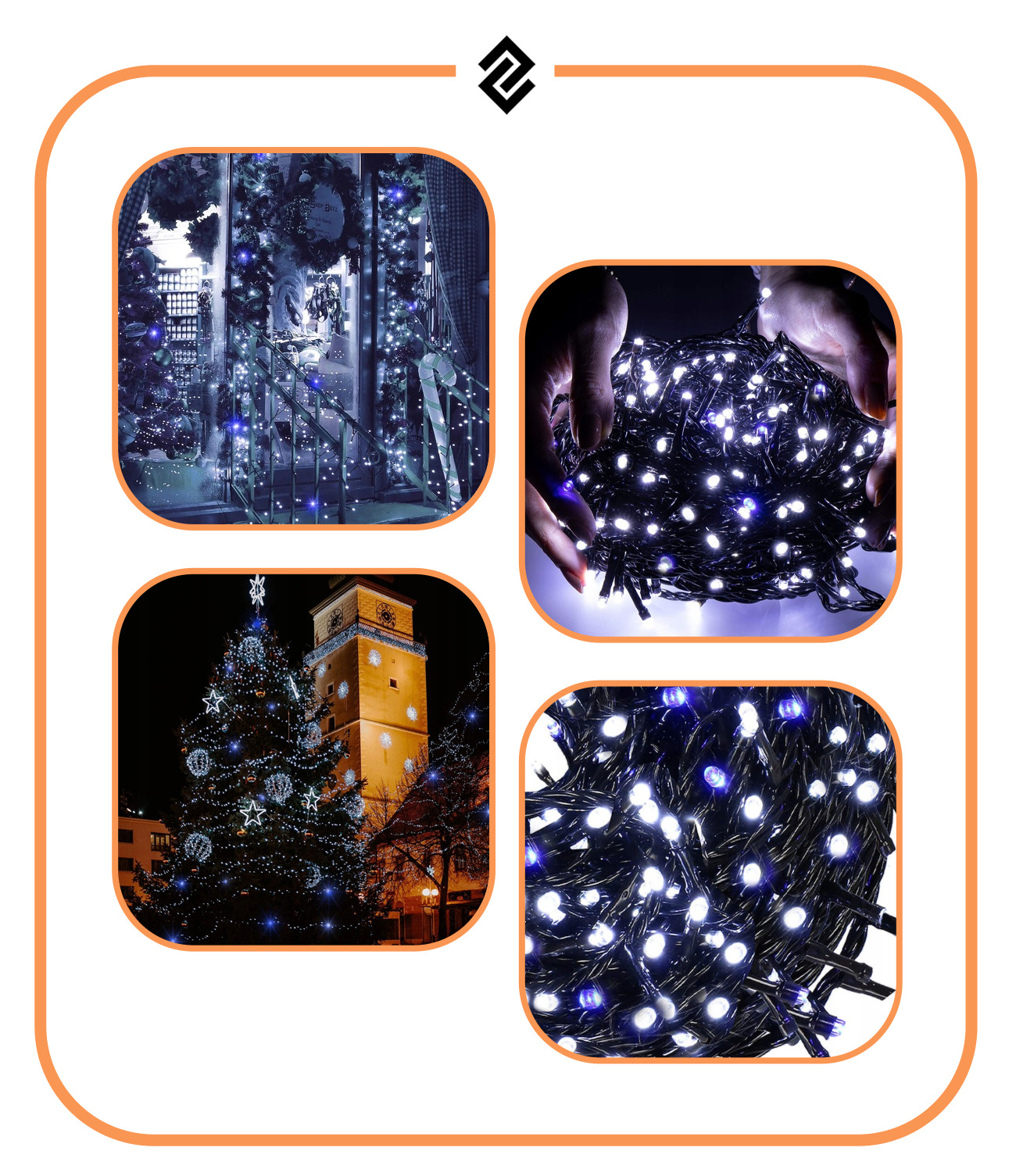 Christmas lights Springos CL0329 300 Led 19m | Buy online — Megaluks