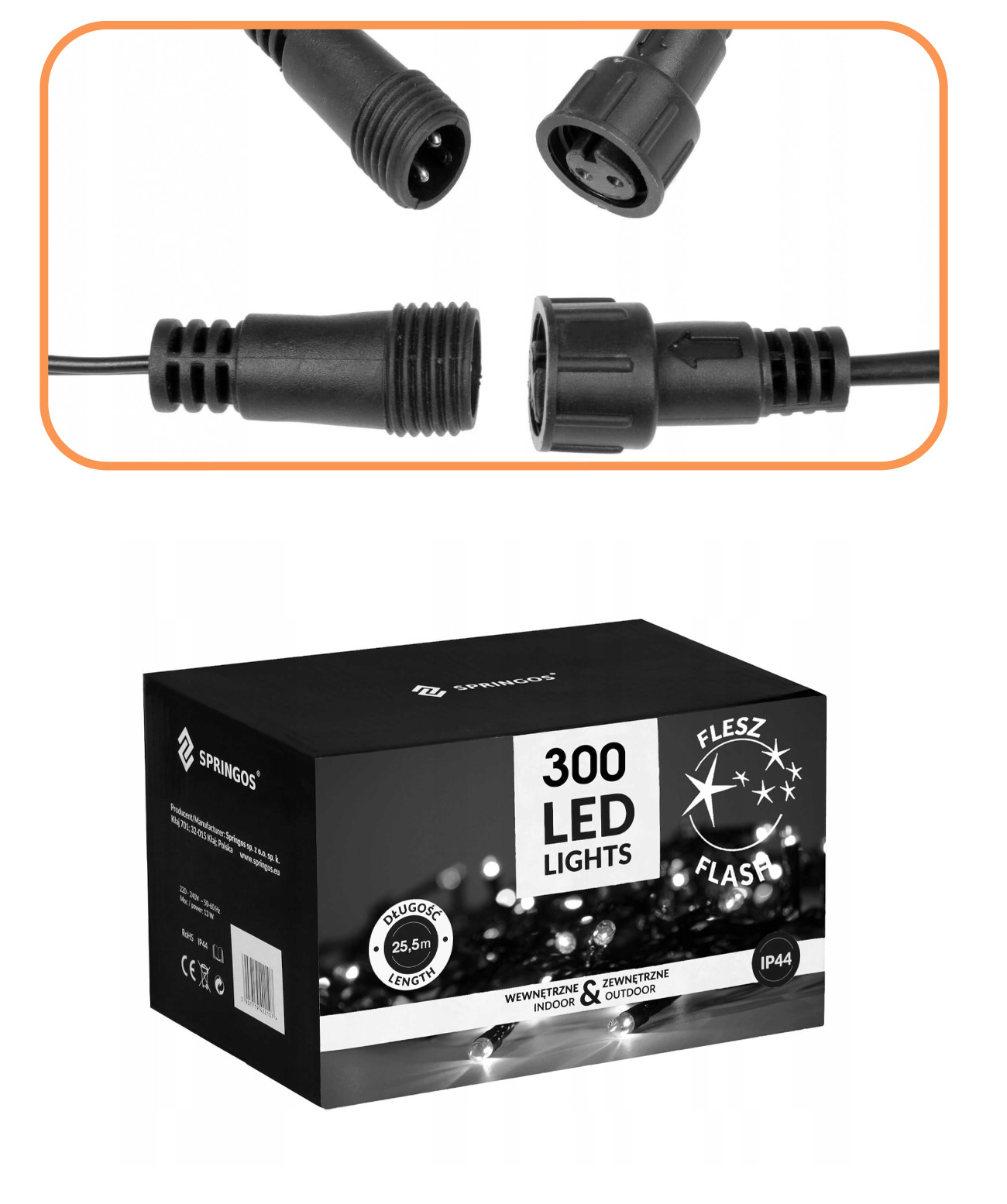 Christmas lights Springos CL0329 300 Led 19m | Buy online — Megaluks