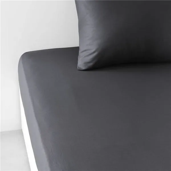 Fitted bottom sheet TODAY Essential Black 140 x 200 cm