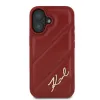 Karl Lagerfeld Quilted Signature - Case for iPhone 16 (red)