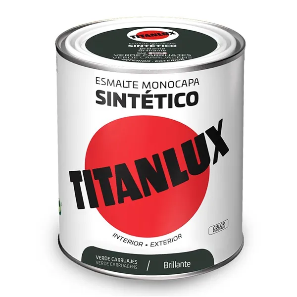 Synthetic enamel paint Titanlux 5808988 Green 750 ml