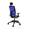 Office Chair with Headrest Motilla Piqueras y Crespo 1D066N1 Blue Brown