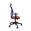 Office Chair with Headrest Motilla Piqueras y Crespo 1D066N1 Blue Brown