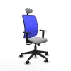 Office Chair with Headrest Motilla Piqueras y Crespo 1D066N1 Light grey