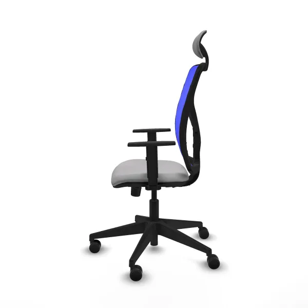 Office Chair with Headrest Motilla Piqueras y Crespo 1D066N1 Light grey