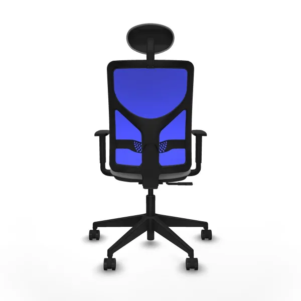 Office Chair with Headrest Motilla Piqueras y Crespo 1D066N1 Light grey