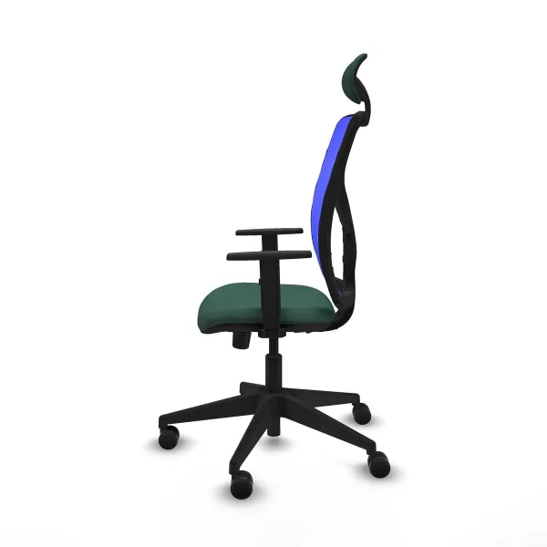 Office Chair with Headrest Motilla Piqueras y Crespo 1D066N1 Green