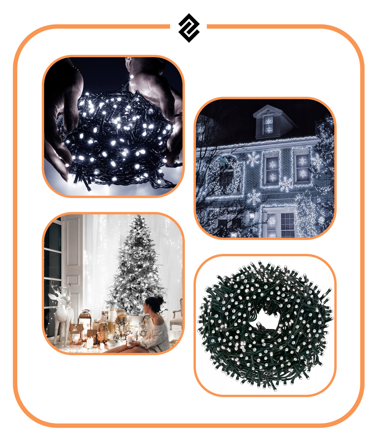 Christmas lights Springos CL1004 1000 Led 60m
