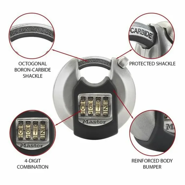 Kombineeritud tabalukk Master Lock