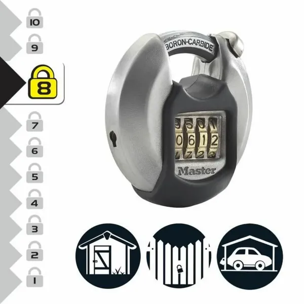 Kombineeritud tabalukk Master Lock