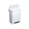 Pedal bin White 8 L