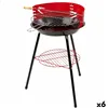 Barbecue Portable Aktive Wood Iron Ø 38 cm 37 x 61 x 45 cm (6 Units) Red