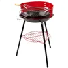 Barbecue Portable Aktive Wood Iron Ø 38 cm 37 x 61 x 45 cm (6 Units) Red