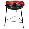 Barbecue Portable Aktive Iron Plastic 37 x 44 x 33 cm (6 Units) Red