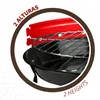 Barbecue Portable Aktive Iron Plastic 37 x 44 x 33 cm (6 Units) Red