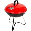 Barbecue Portable Aktive Enamelled Metal Ø 36 cm 36 x 44 x 36 cm (4 Units) Red