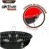 Barbecue Portable Aktive Enamelled Metal Ø 36 cm 36 x 44 x 36 cm (4 Units) Red