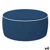 Inflatable Puff Aktive Navy Blue Classic 53 x 23 x 53 cm (4 Units)