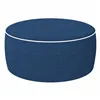 Inflatable Puff Aktive Navy Blue Classic 53 x 23 x 53 cm (4 Units)