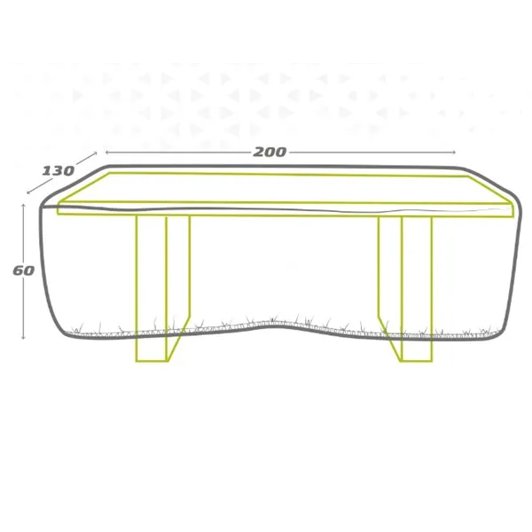 Protective Case Aktive Tables 200 x 60 x 130 cm (6 Units)