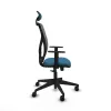 Office Chair with Headrest Motilla Piqueras y Crespo 1D066N1 Grey Petroleum green